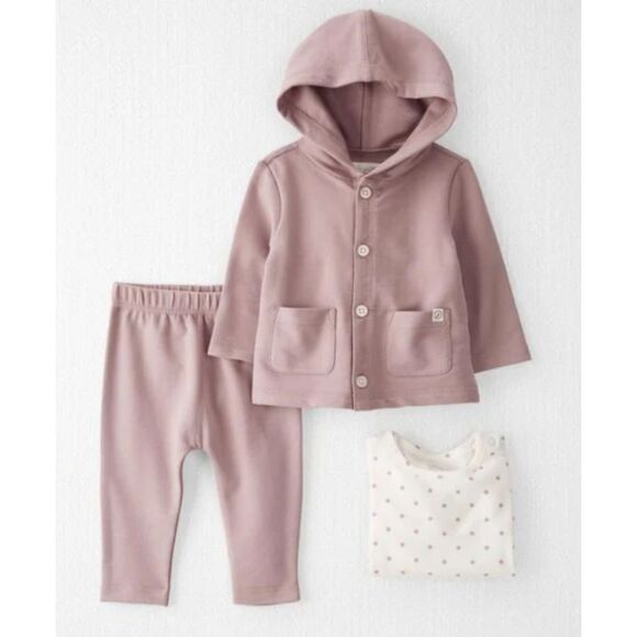 Little Planet Organics by Carter's 3 Piece Matching Set / 24 Months / Baby Girl - Picture 1 of 8